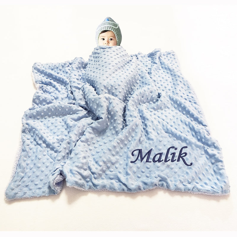Manta para bebé y pañales para recién nacido, manta térmica suave de lana, juego de cama sólido, edredón de algodón