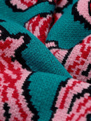 Women New Vintage Warm Thicken Sweaters UFO Clouds Jacquard Pullovers Winter Autumn Knitted Retro Loose Tops Blusas C-012