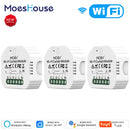 WiFi Mini Smart Curtain Switch Module Roller Blinds Shutter Motor Smart Life Tuya APP Remote Control Work with Alexa Google Home