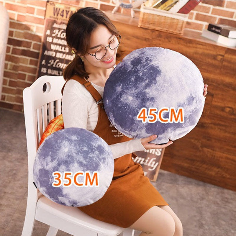 3D Planet Cushion Solar System Sun Moon Earth Decorative Pillow for Kids Room Sofa Bed Throw Pillow Gift for Boy Sun Moon Earth