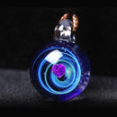 BOEYCJR Universe Glass Bead Planets Pendant Necklace Galaxy Rope Chain Solar System Design Necklace for Women
