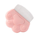 Cepillo de masaje para mascotas Mango en forma de concha Herramienta de masaje para el cuidado de mascotas para eliminar los pelos sueltos solo para gatos Suministros para mascotas