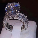 choucong Vintage Flower Promise Finger Ring 925 Sterling Silver AAAAA cz Engagement Wedding Band Rings For Women Party Jewelry