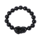 Wealth and Good Luck Chinese Fengshui Pixiu Bracelet Unisex  Wristband Men Women Bracelets Obsidian Beads Bracelet Jewelry Gift