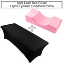 Almohada de pestañas para el cuello, almohada de espuma viscoelástica, 1 Uds., funda de cama para extensión de pestañas, lámina elástica para injerto de pestañas, herramienta de maquillaje para salón