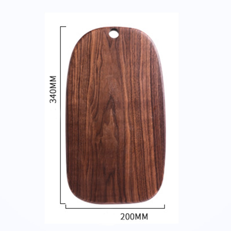 Black Walnut Wood Kitchen  Cutting Board Solid Wood Rootstock Lacquerless Fruit Chopping board Kitchen wooden cutting board