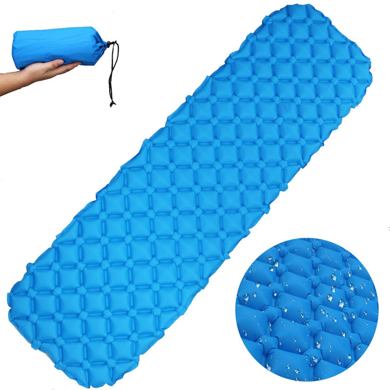 Ultralight Camping Sleeping Pad Inflatable Camping Mat Pad for Backpacking &amp; Hiking-Insulated Sleeping Mat Camping Mattress Pad