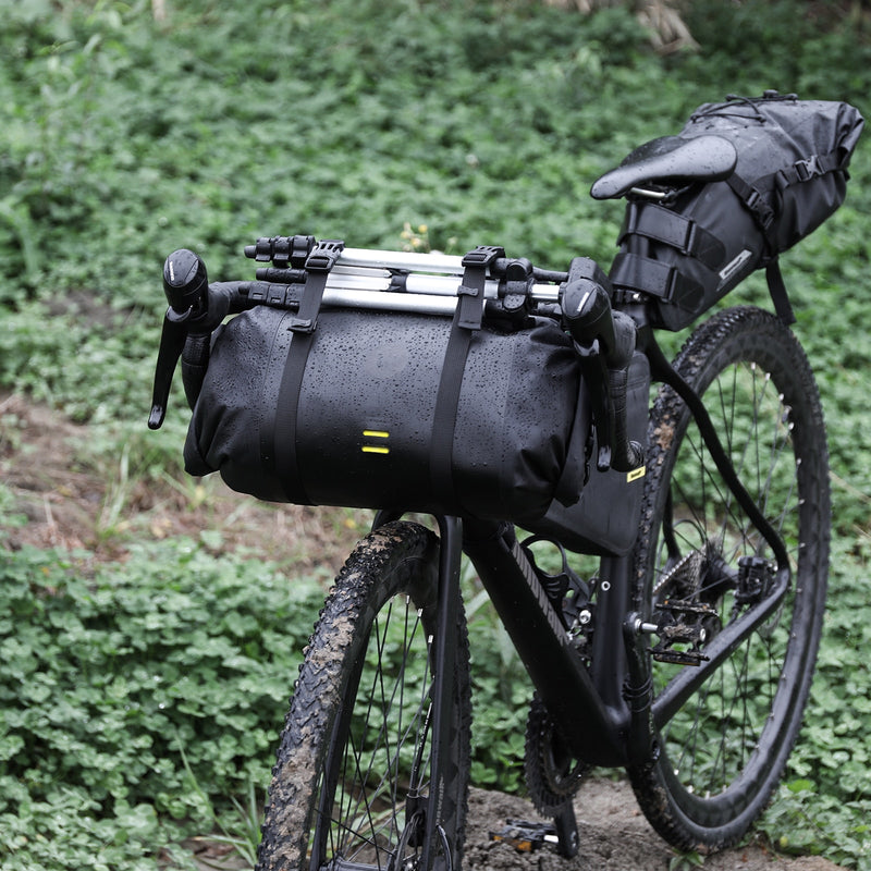 Rhinowalk Fahrradtasche Wasserdicht Große Kapazität Lenkertasche 1 oder 2-teilig Vorderrohr Fahrradtasche MTB Rahmen Kofferraum Fahrradzubehör