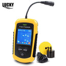 LUCKY FF1108-1 Alarm 100M Portable Sonar Fish Finders Fishing lure Echo Sounder Fishing Finder Alarm Transducer Lake Sea Fishing