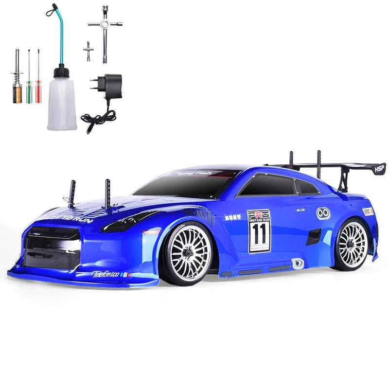 HSP On Road Racing Drift RC Car 1:10 Scale 4wd Two Speed ​​Nitro Gas Power Control remoto Car High Speed ​​Hobby Toys