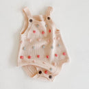Baby-Strickspielanzug, niedlicher Overall, Neugeborenes, Mädchen, Jungen, Kleidung, Baby, Mädchen, Junge, ärmellos, Overall, Kleinkind, Strick-Strampler