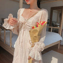 Vintage Fairy Dress Women Elegant Designer Chiffon Dress Long Sleeve French Party Midi Dress Casual Women&