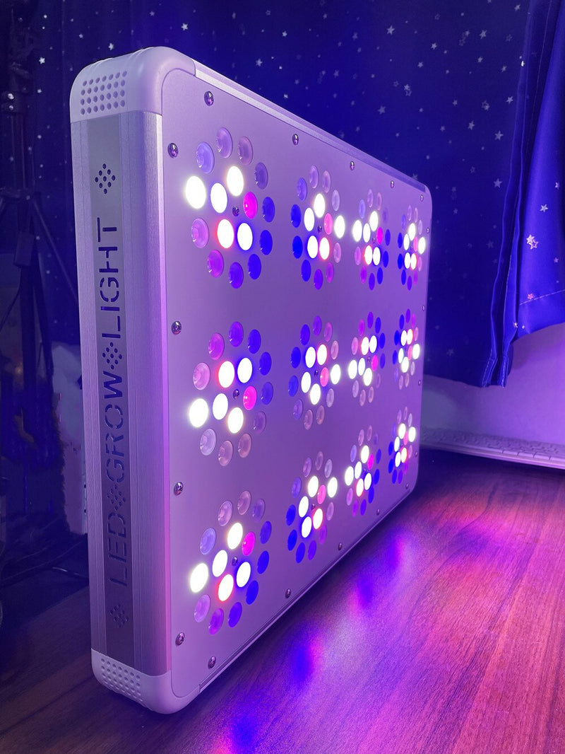 Full Spectrum 300W/450W/600W/750W/900W/1200W/1500W Apollo 4/6/8/10/12/18/20 LED Grow Light Panel 10 Bands For All Indoor Plants