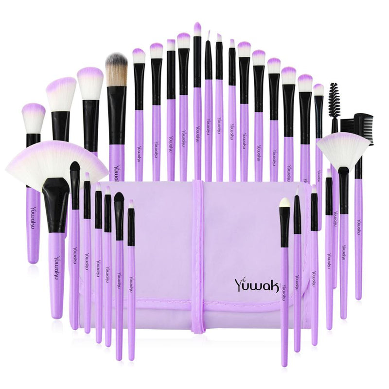 Kaizm Makeup Brushes 32Pcs Foundation Cosmetics Makeup Instruments Eye shadow Eyebrow Powder Highlight Female Makeup Tools Kits