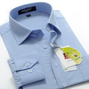 SHAN BAO 6XL 7XL 8XL 9XL 10XL men's professional long-sleeved shirt 2022 business casual large size loose solid color shirt