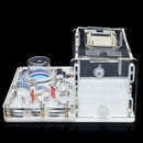 DIY Acryl Ant Farm Flat Ant Nest Ant House for Pet Anthill Glass Moisturizing Water Tower Workshop Feeding Area 12*15*7.5cm