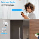 Smar 1080P 3MP PTZ WiFi Camera Outdoor Auto Tracking Ai Human Detect Full Color Night Vision Two Way Audio IP Camera ICsee APP