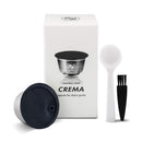 Edelstahl-Kaffeekapseln für Nescafe Dolce Gusto Lumio, nachfüllbare Dolci Gusto, wiederverwendbare Kaffeefilter, gemahlener Tamper