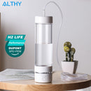 H2Life 7th Generation Hydrogen Water Generator Bottle DuPont SPE+PEM Dual Chamber Maker lonizer Cup + H2 Inhalation device