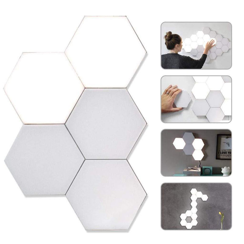 LTOON Touch Wandleuchte Creative Honeycomb Modular Assembly Helios Quantum Lampe LED Magnetische Dekoration Wandleuchte Schlafzimmerlampe