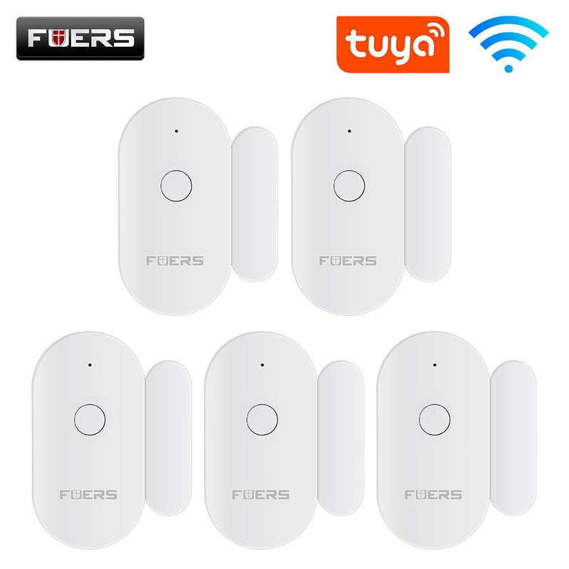 Fuers Tuya Smart Home WiFi Door Sensor Door Open Detectors Security Protection Alarm System Home Security Alert Security Alarm