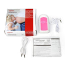 CONTEC Fetal Doppler  Heart Beat Monitor Backlight LCD Pink Colour with 2Mhz 3mhz 8Mhz Probe Baby Heart Beat Monitor Probe