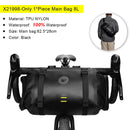 Rhinowalk Bicycle Bag Waterproof Big Capacity Handlebar Bag 1 or 2-piece Front Tube Cycling Bag MTB Frame Trunk Bike Accessories