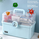 Medicine Box First Aid Storage Box 3 Layers Large Capacity Medical Box Portable Medicine Box Home Medical Box Medicine Chest