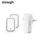 SIXWGH Wireless Doorbell No Battery required Waterproof Self-Powered Door bell Sets Home Outdoor Kinetic Ring Chime Doorbell
