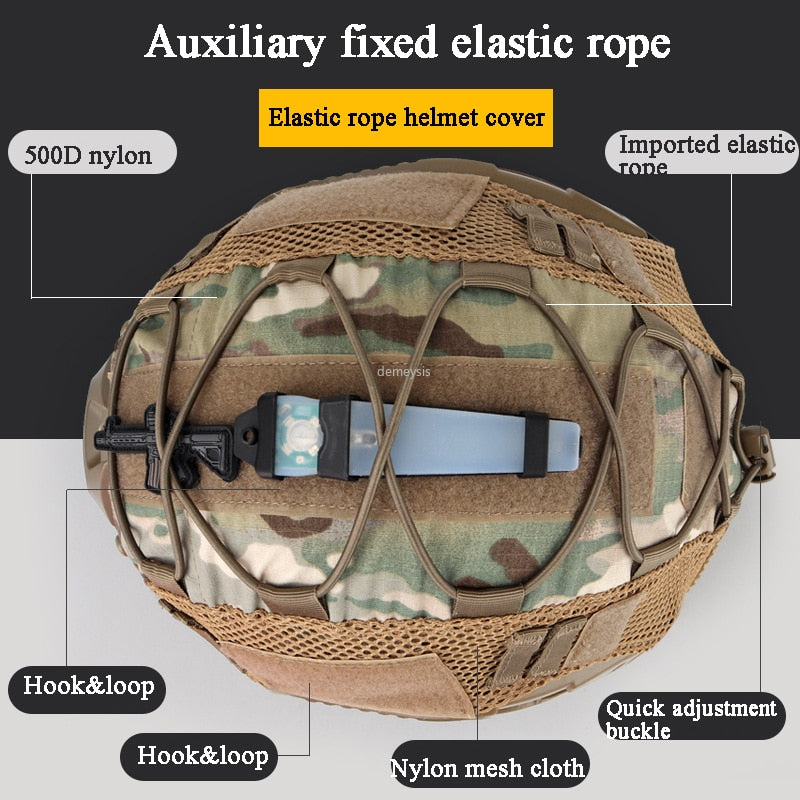 Tactical Helmet Cover for  Fast MH PJ BJ Helmet Airsoft Paintball Army Helmet Cover Military Accessories