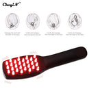 Phototherapy Massage Comb Electric Scalp Massager Head Acupuncture Brush Headache Stress Relief Light Therapy Prevent Hair Loss