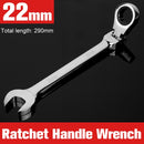 Combination Ratchet Wrench, with Flexible Head, Dual-purpose Ratchet Tool, Ratchet Combination Set. Car Hand Tools