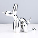 Squat Balloon Dog Statue Resin Sculpture Home Decor Modern Nordic Home Decoration Accessories for Living Room Animal Figures