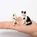 Miniature Farm Realistic Cat Figurines Toys  Educational  Animal Model Cat Figures Toy Set Decoration and Party Favors