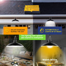 IP65 Waterproof Double Head Solar Pendant Light Outdoor Indoor Solar Lamp With Cable Suitable for courtyard, garden, indoor etc,