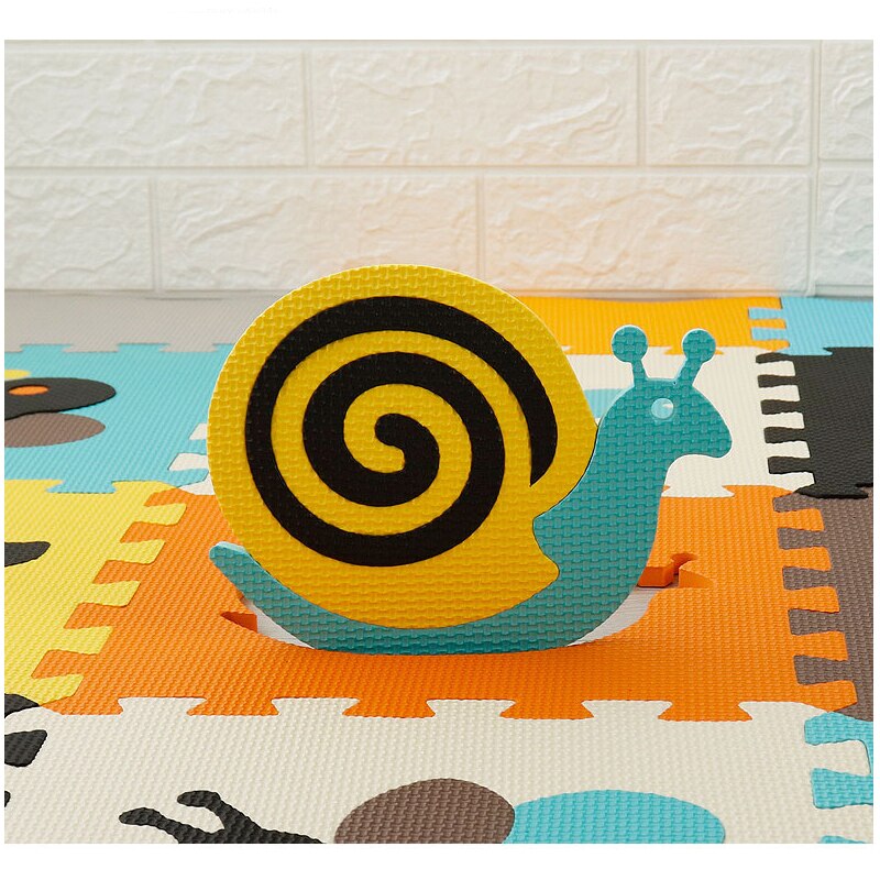 Cartoon Animal Pattern Play Mat Puzzle EVA Foam Floor Pad For Children Baby Gym Crawling Mats Toddler Carpet Random Color