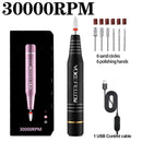 35000RPM Electric Manicure Machine USB Nail Drill For Acrylic Nail Gel Polish Professional E-file Milling Nail Files Salon Tool