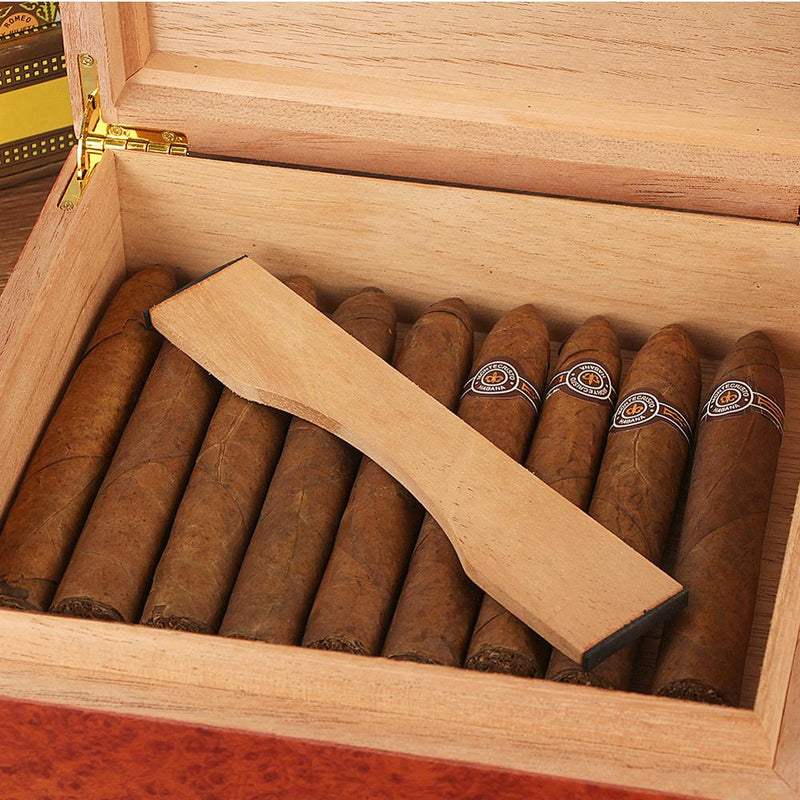 Reisehumidor aus Zedernholz, tragbares Zigarrenetui mit Hygrometer, Luftbefeuchter, Zigarren-Humidorbox für Zigarren