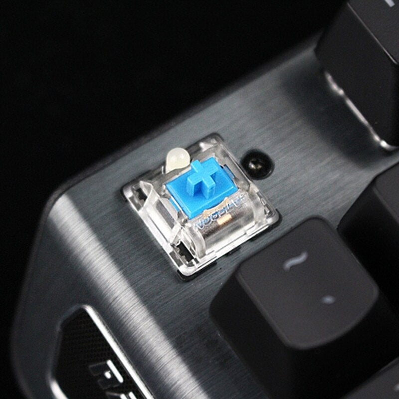 Gateron mx switch 3 pin adn 5 pin transparent case mx green brown blue switches for mechanical keyboard cherry mx compatible