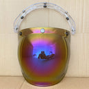 Soman Open Face Helmet Visor Bubble Flip Up Motorcycles Visor Capacete Lens Helmet Accessories BV01