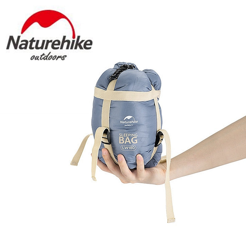 Naturehike Splicing Envelope Sleeping Bag Ultralight Adult Portable Outdoor Camping Hiking Sleeping Bags Spring Autumn