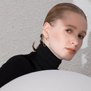 ENFASHION Curve Line Ear Cuff Clip On Earrings For Women Gold Color Big Earcuff Earings Without Piercing Jewelry Kolczyki E1124