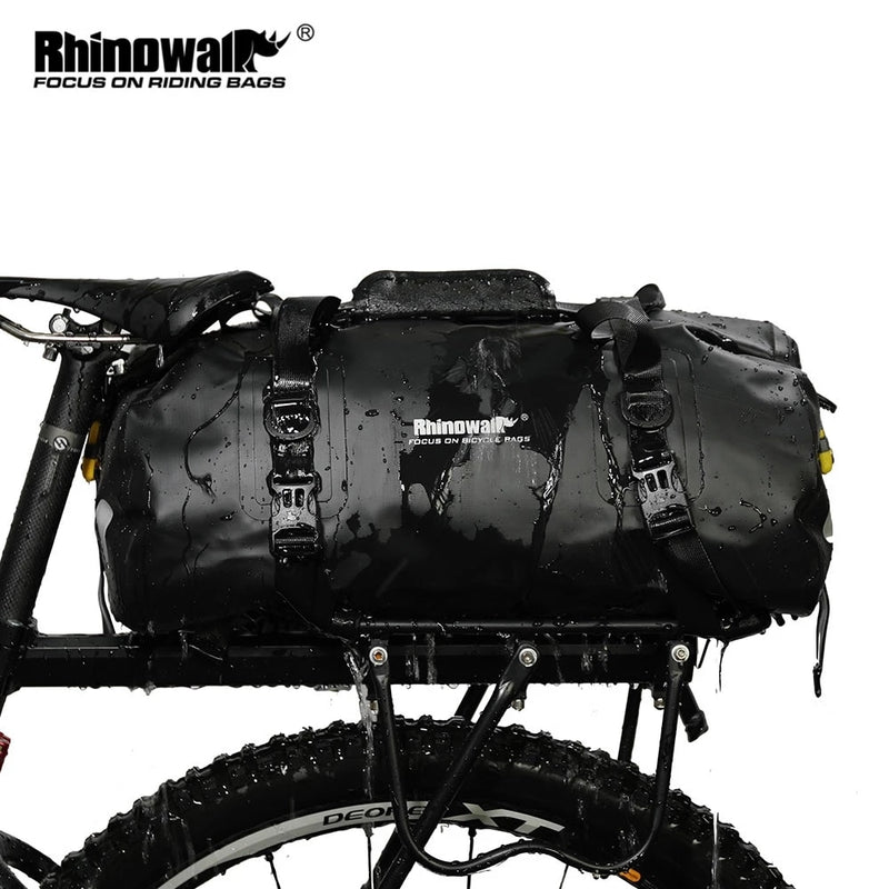 Rhinowalk 20L Wasserdichte Gepäckträgertasche Multifunktionale Fahrradtasche Hohe Kapazität Fahrradtasche Umhängetasche Fahrradzubehör