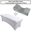 Almohada de pestañas para el cuello, almohada de espuma viscoelástica, 1 Uds., funda de cama para extensión de pestañas, lámina elástica para injerto de pestañas, herramienta de maquillaje para salón