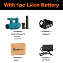 Soplador de aire inalámbrico industrial de 6 velocidades, soplador de nieve, colector de hojas de polvo, barredora de limpieza, herramienta eléctrica de jardín para batería Makita de 18V