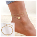 Snake Chain Anklet for Women Girls Adjustable Summer Beach Chain Anklet Bracelet Mother&