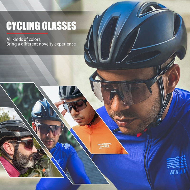 Kapvoe Photochrome Sport Fahrradbrille Fahrradbrille Herren Damen Fahrradbrille UV400 Fahrradbrille Oculos De Ciclismo