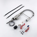 Touch On Kitchen Faucet Matt Black Sensor Activated Pull Out Mixer Sink Tap Stainless Steel Single Handle Champagne Bronze