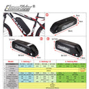 Batería de bicicleta eléctrica Original 48V36V 52V 48V 20ah Hailong Max40A BMS 500W750W 1000W 1500W 21700 paquete de celdas bicicleta eléctrica de iones de litio