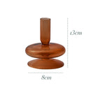 Glass Candle Stick Holders Taper Candles Holder for Candlestick Dinner Candles Party and Wedding Centerpieces Table Decoration